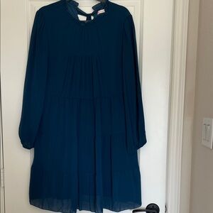 Elegant Teal Midi Dress